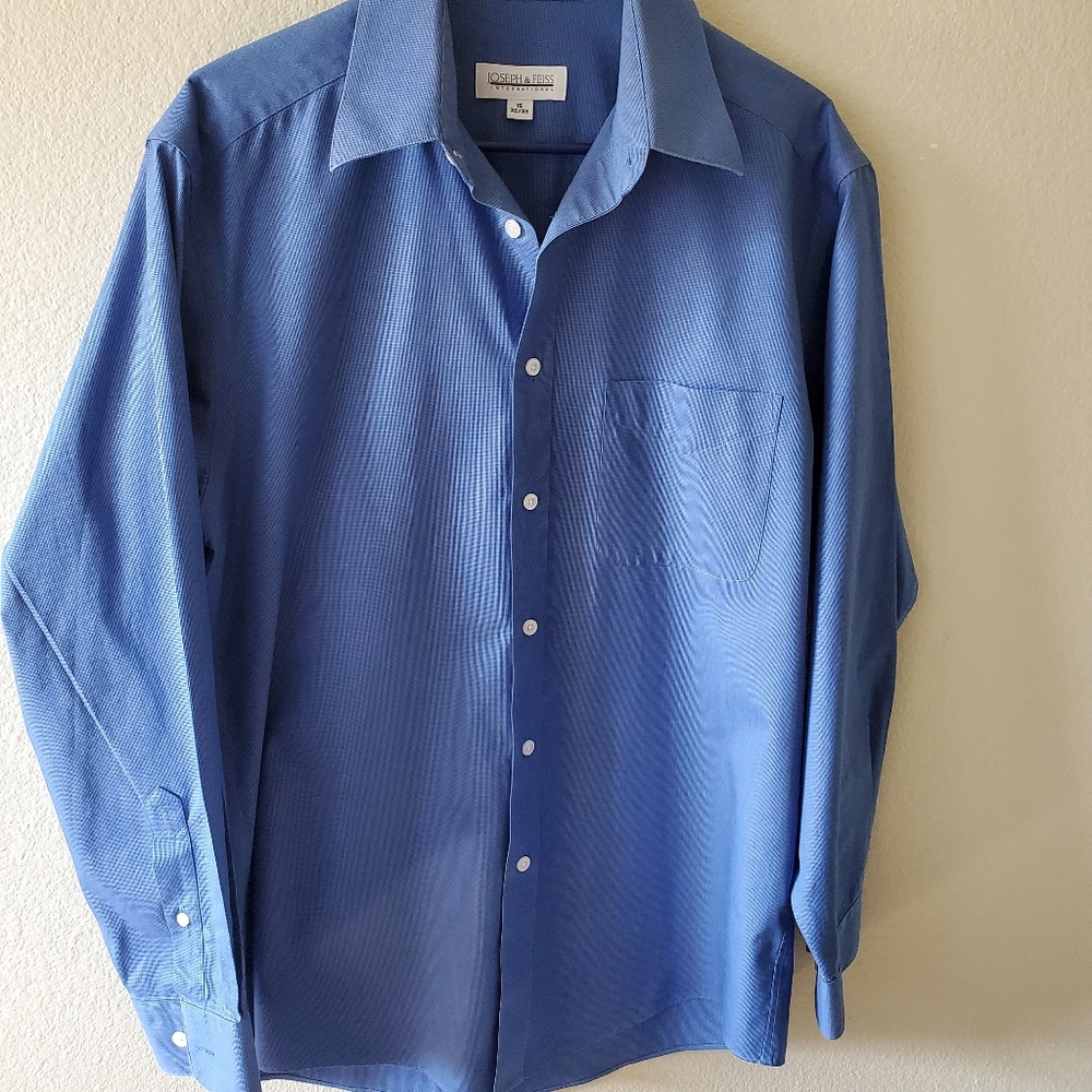 Beautiful blue Joseph and Feiss dress shirt